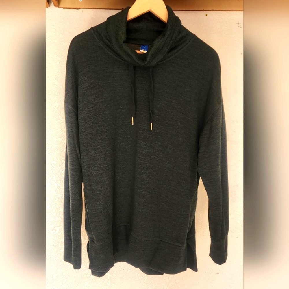 Get After It, Cowl Neck Sweater, Large